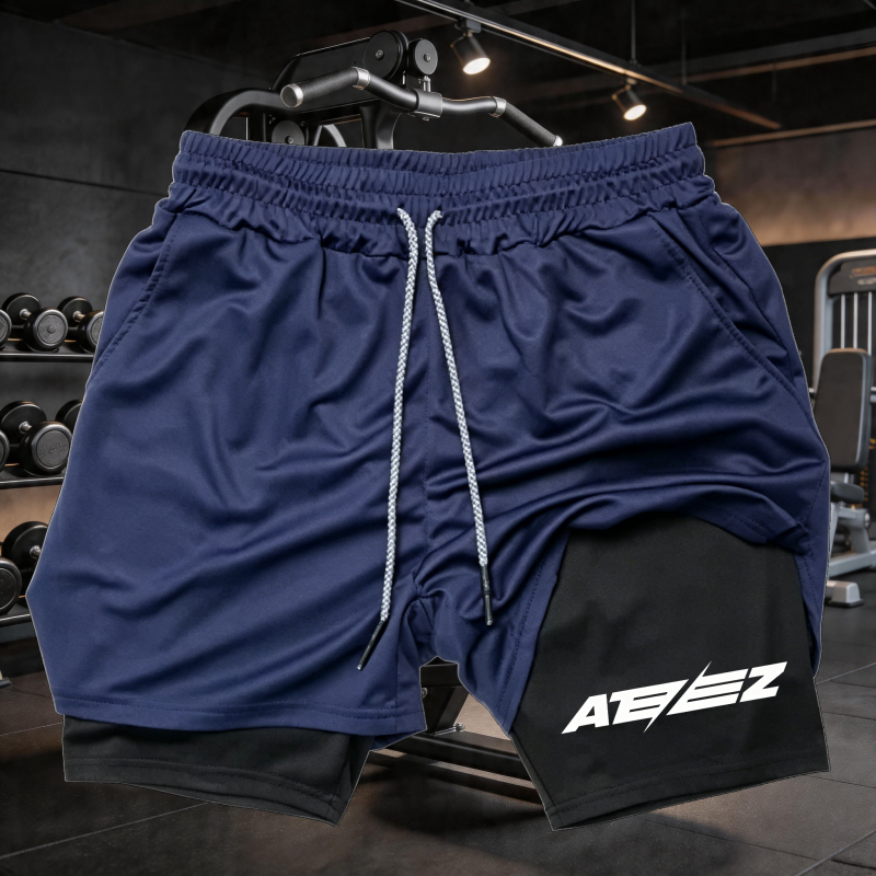 Cross Print 2 in 1 Workout Run - Compression Shorts Athletes recension och pris