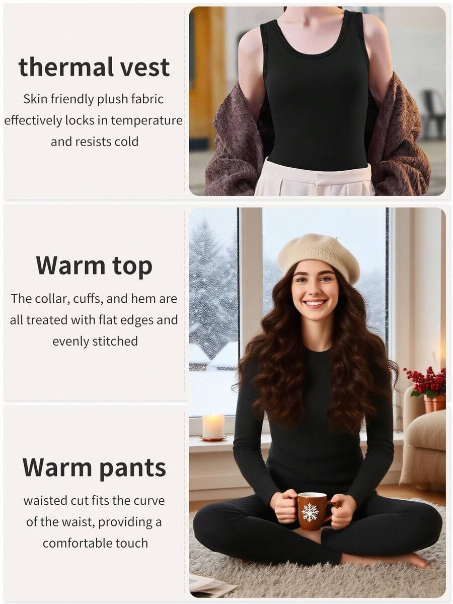 3pcs Women's Thermal Lined The - Quick Dry Underwear recension och pris