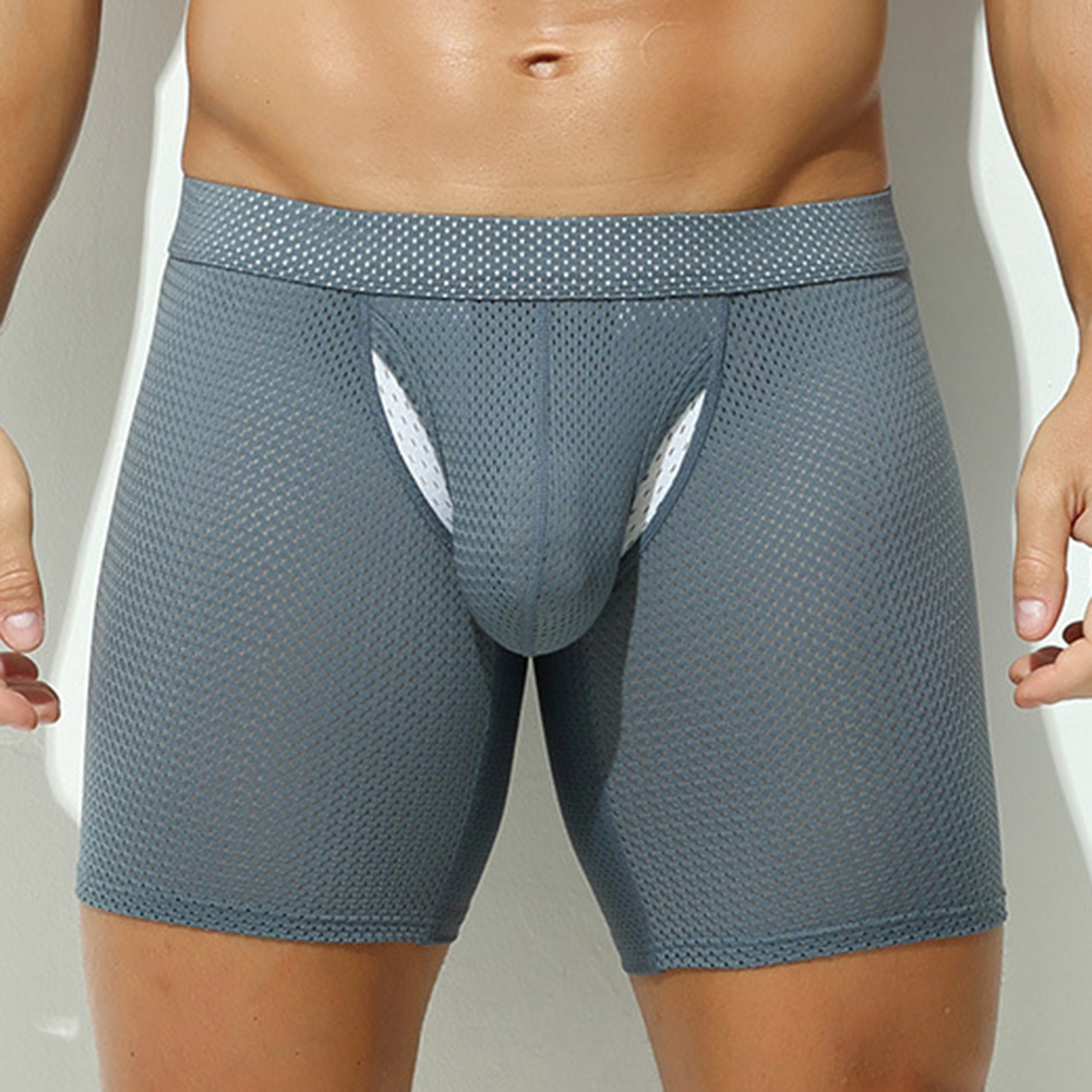 Sexy Lingerie Mens Mesh Underw - Long Leg Trunk Men recension och pris