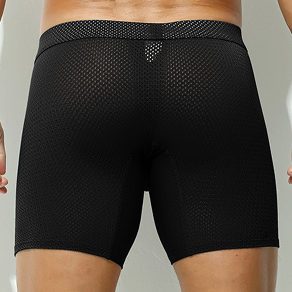 Sexy Lingerie Mens Mesh Underw - Long Leg Trunk Men recension och pris