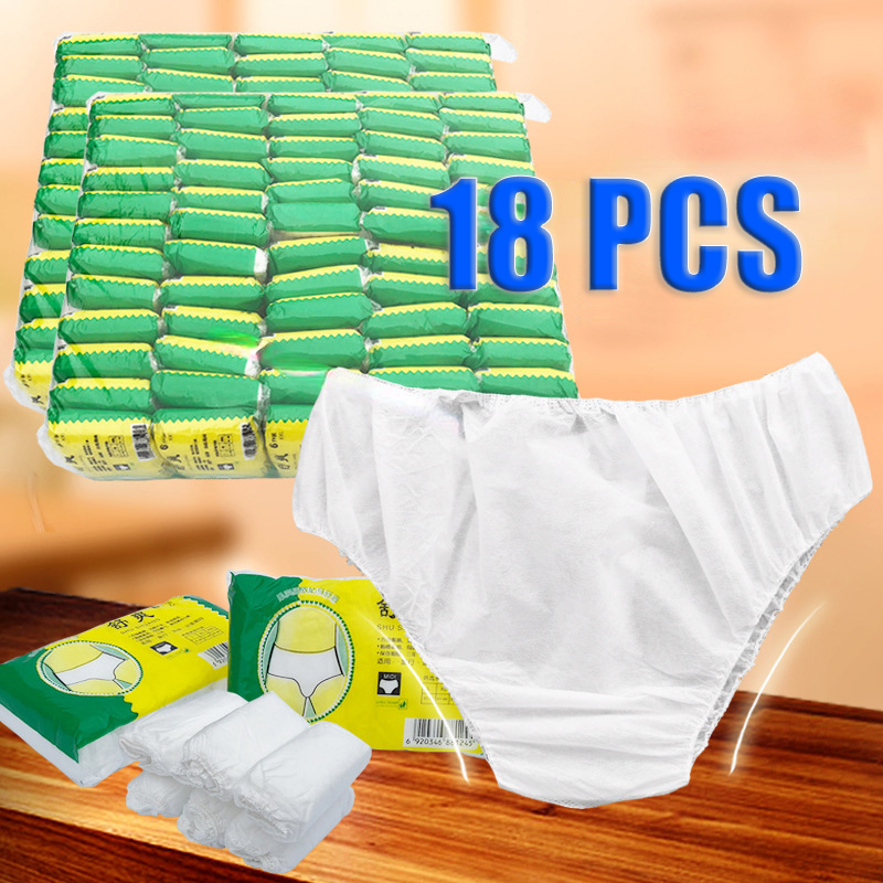 18Pcs/Set Unisex Disposable No - Multi Pack Underwear recension och pris