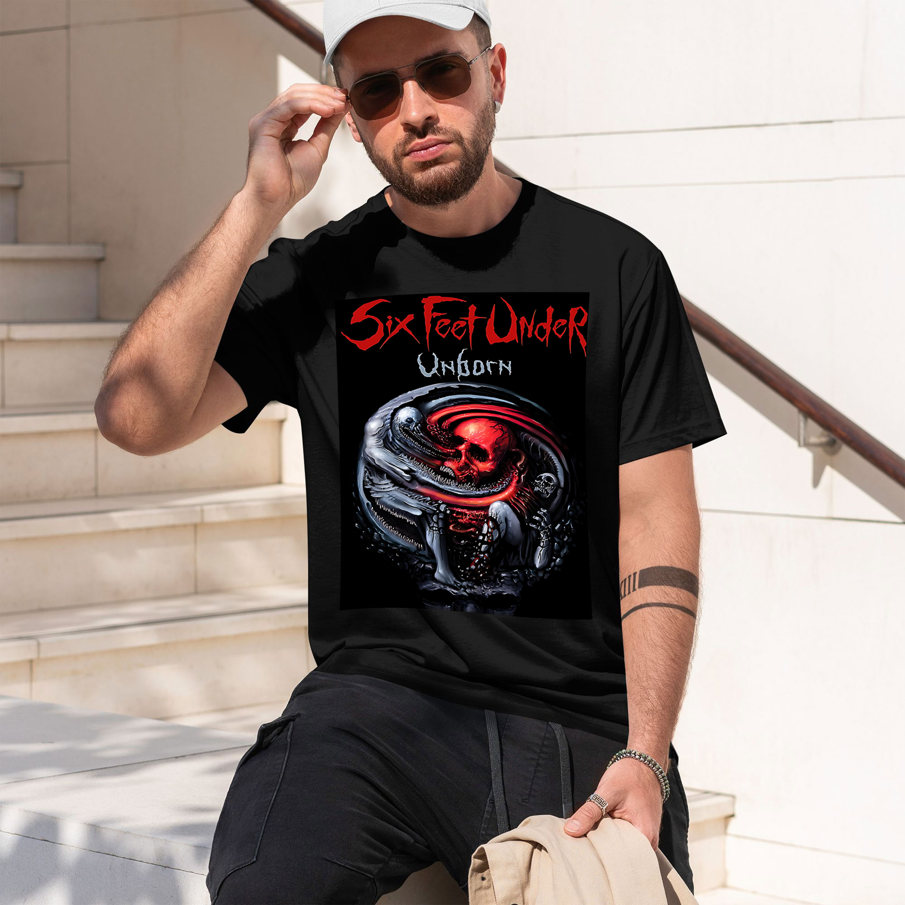 Six Feet Under – Unborn back 2 - Undershirt Crew Neck recension och pris