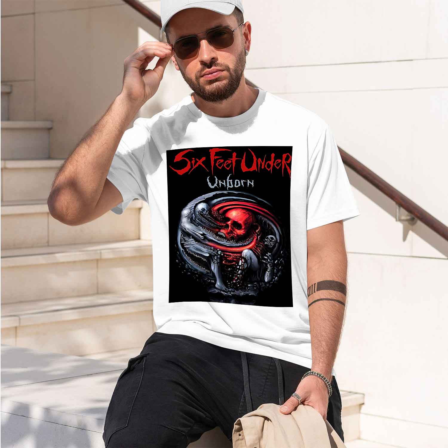 Six Feet Under – Unborn back 2 - Undershirt Crew Neck recension och pris