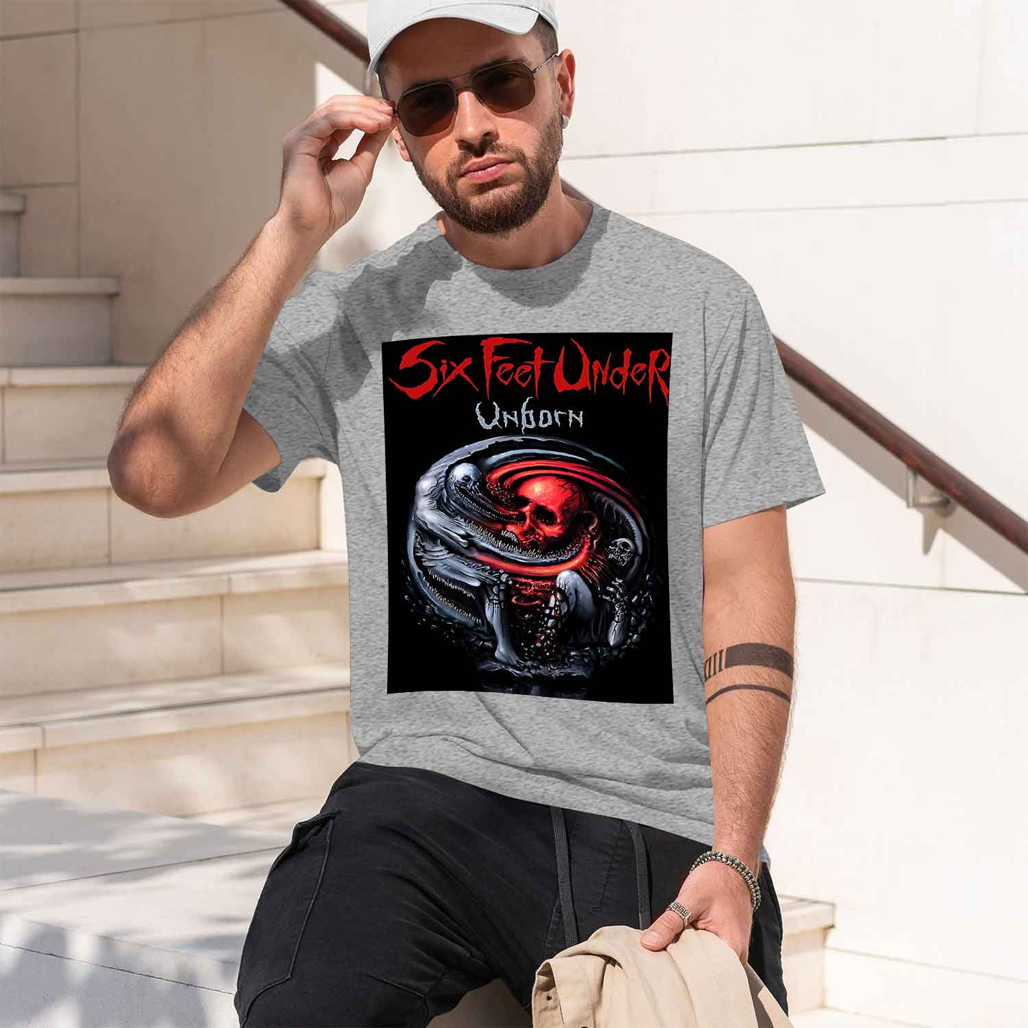 Six Feet Under – Unborn back 2 - Undershirt Crew Neck recension och pris