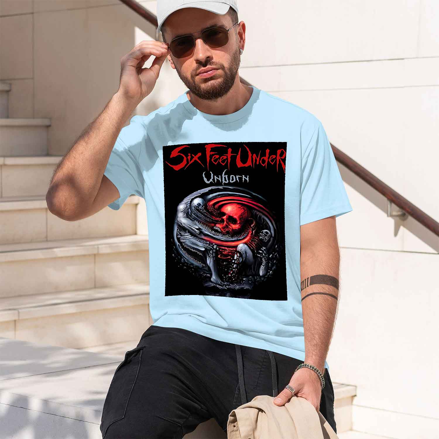 Six Feet Under – Unborn back 2 - Undershirt Crew Neck recension och pris