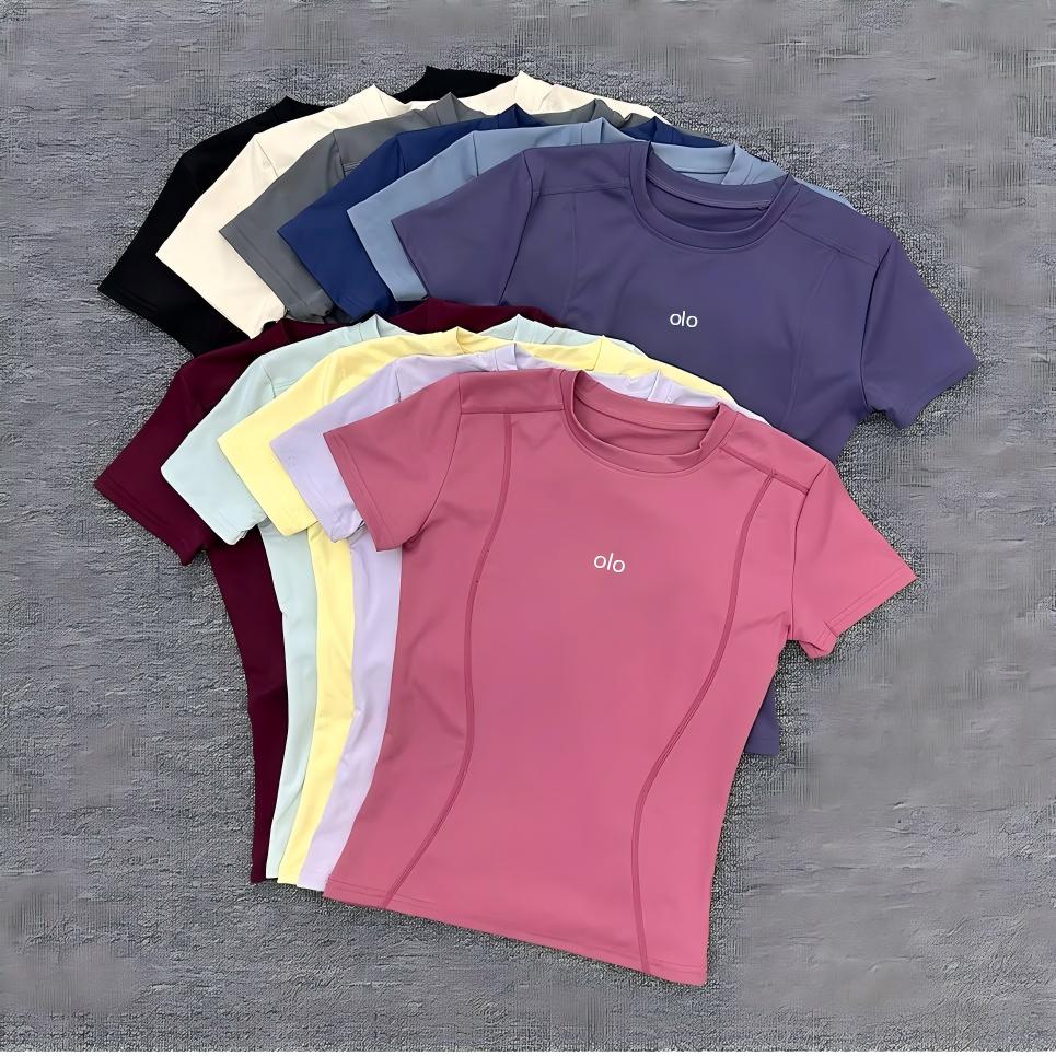 Summer new style simple short- - T Shirt Tight Fit recension och pris