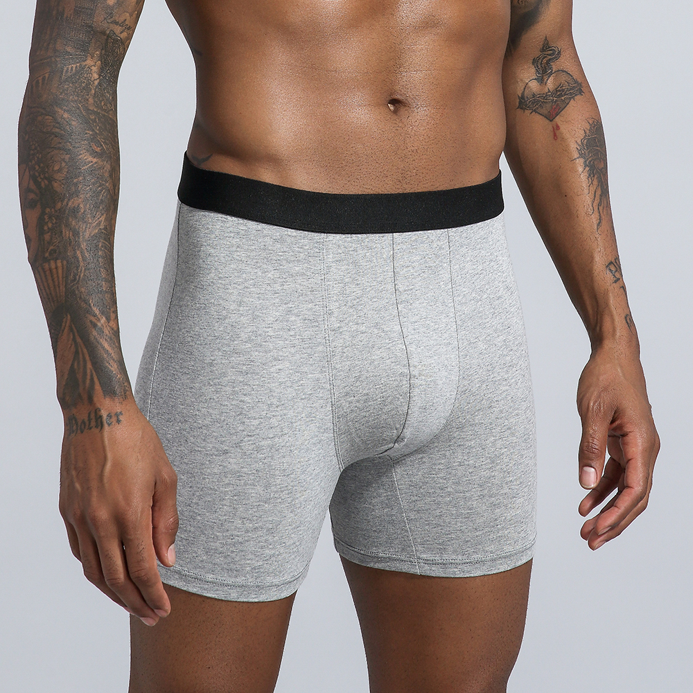 Long Cotton Men's Boxer Shorts - Boxer Brief Pack Cotton recension och pris