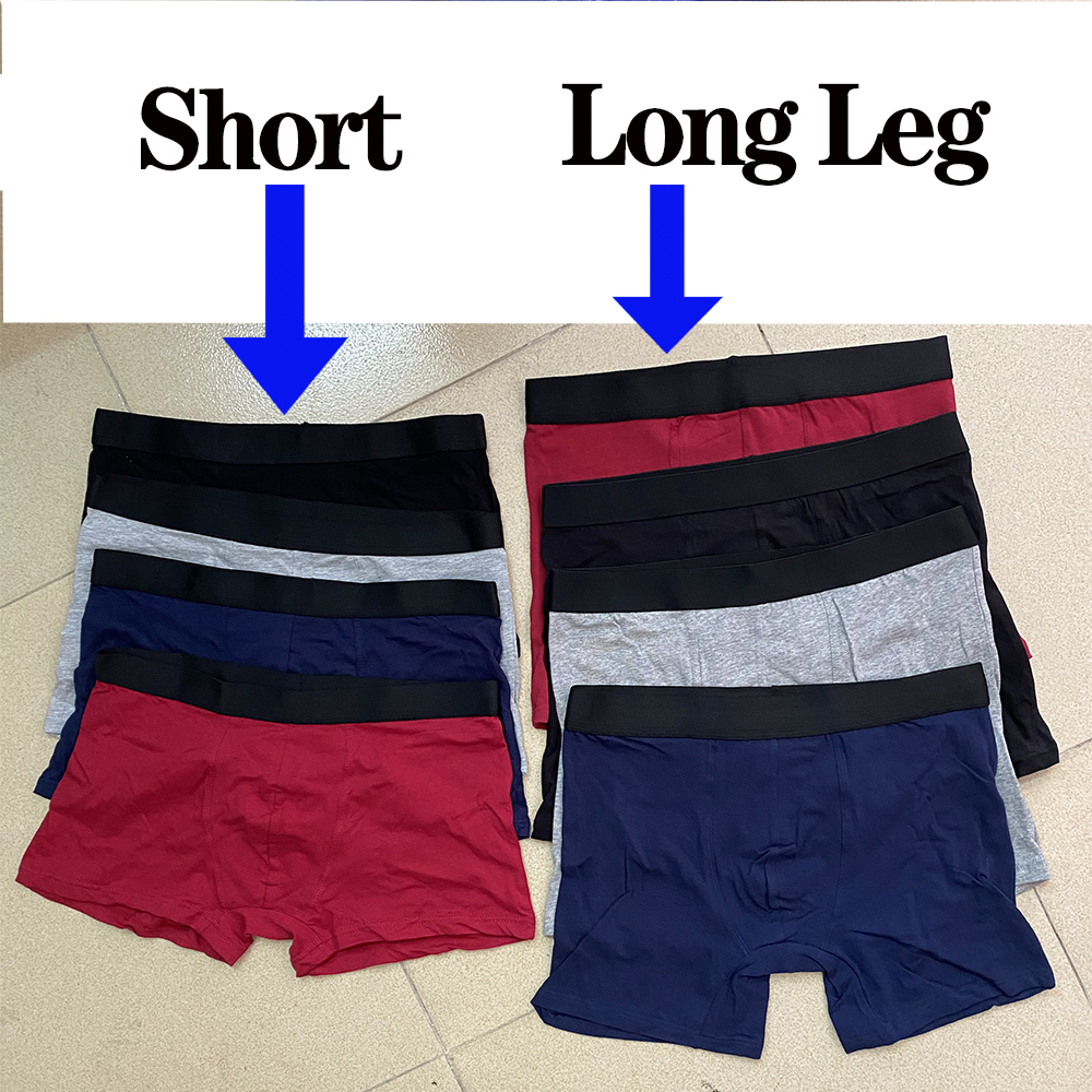 Long Cotton Men's Boxer Shorts - Boxer Brief Pack Cotton recension och pris
