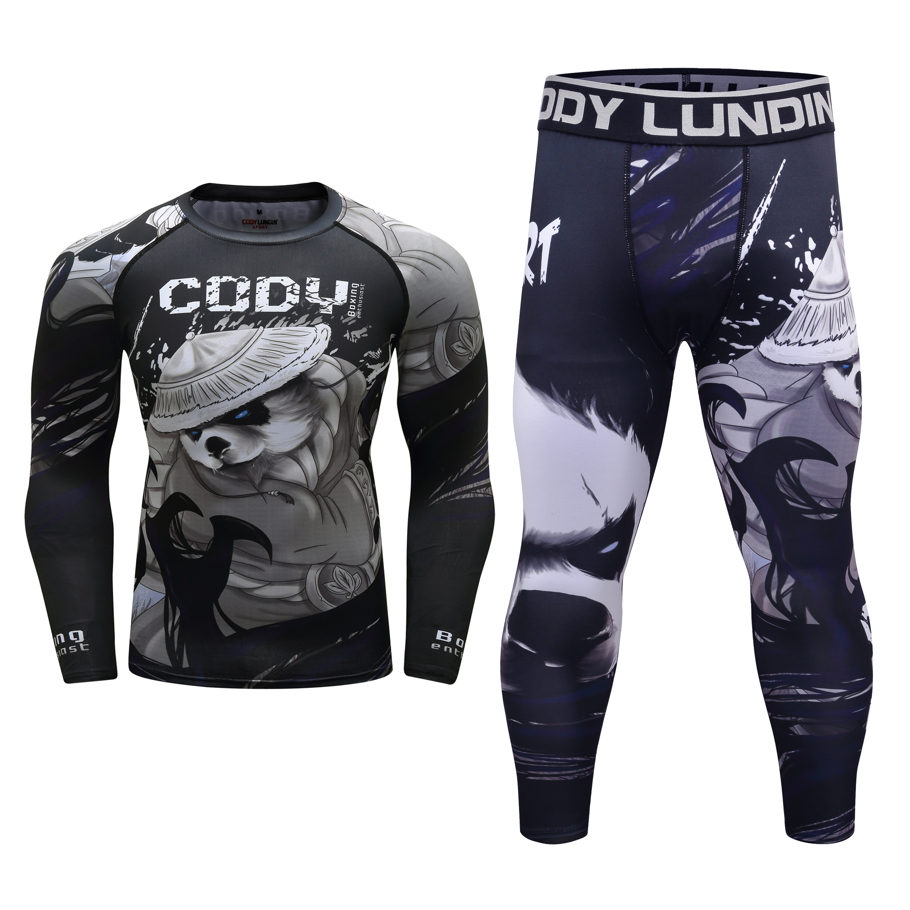 MMA boxing sets men 3d print R - Compression Long Pant recension och pris