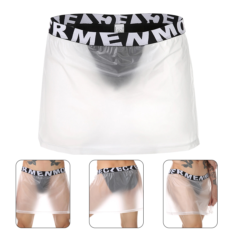 Men Sexy Transparent Swimwear  - Boxer Shorts Modal recension och pris