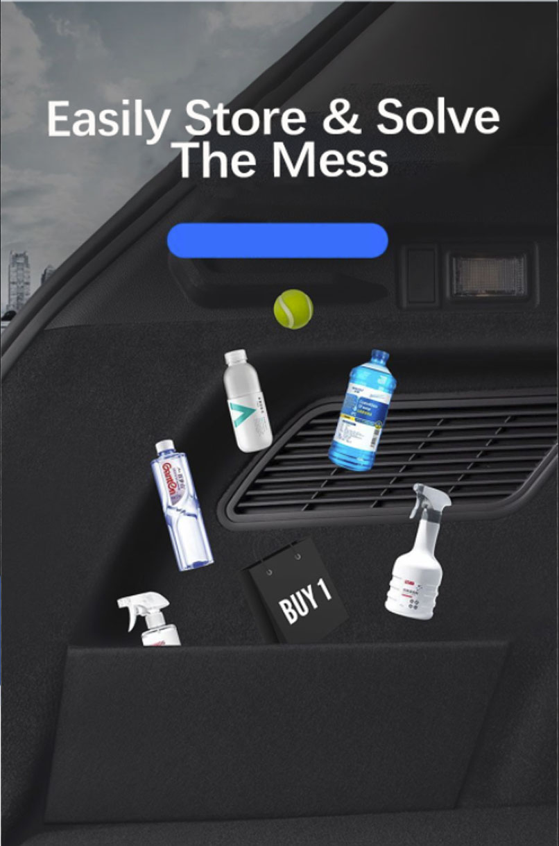 Car Rear Trunk Storage Partiti - Bamboo Fiber Trunk recension och pris