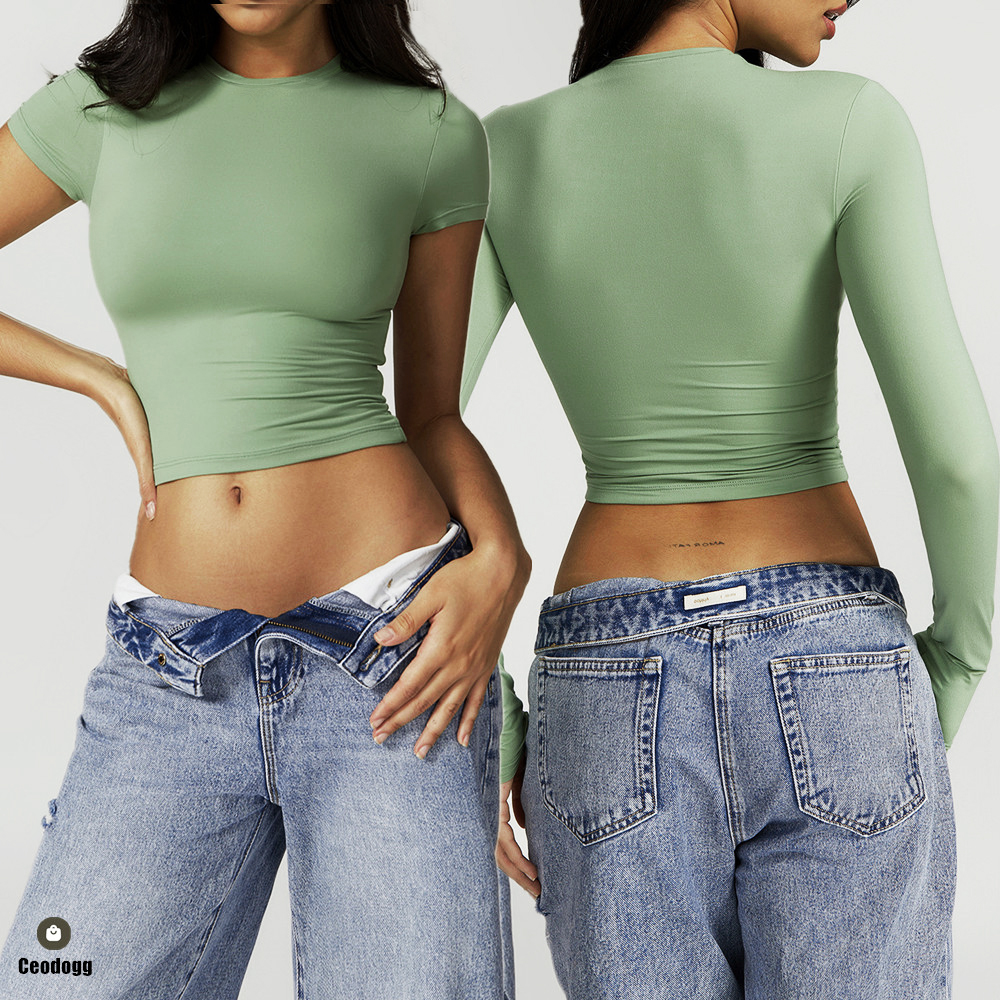 Women's Tight Fitting Sports T - T Shirt Tight Fit recension och pris