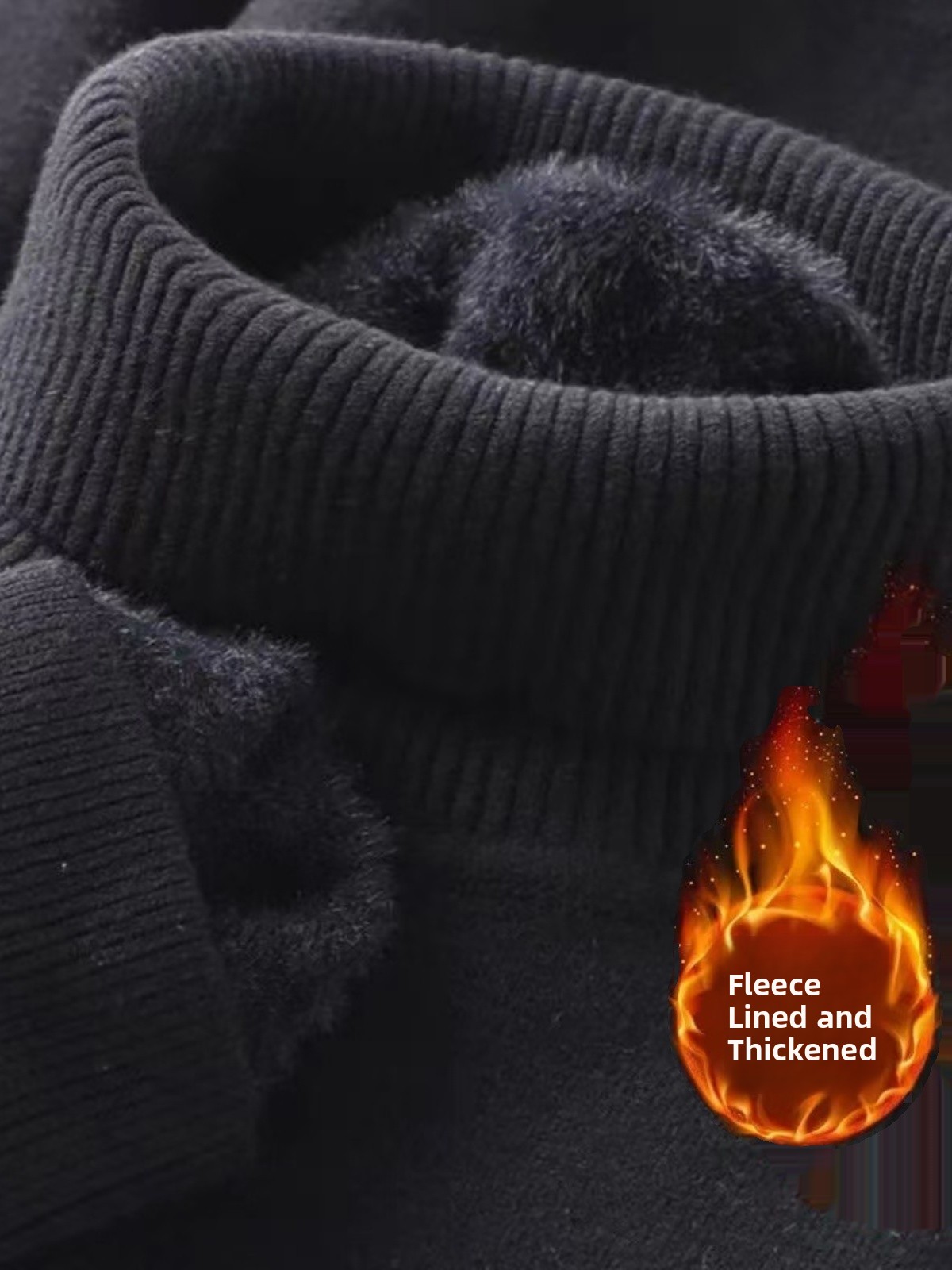 Men's Fleece Lined High Collar - Thermal Long John recension och pris