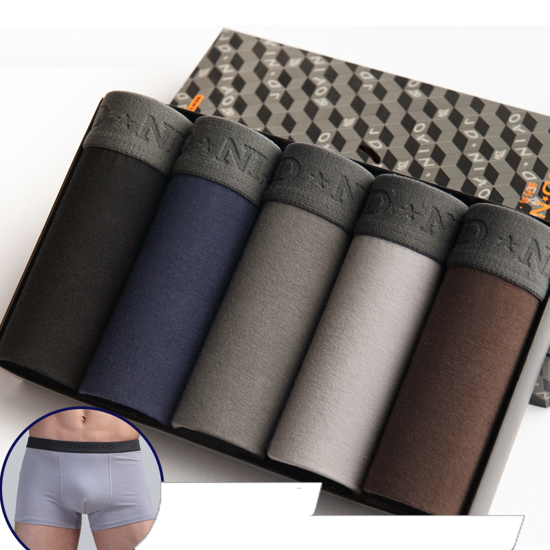 5Pcs/lot Men Underwear Cotton  - Boxer Shorts Modal recension och pris