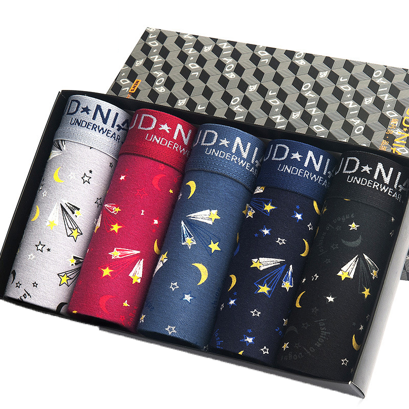 5Pcs/lot Men Underwear Cotton  - Boxer Shorts Modal recension och pris